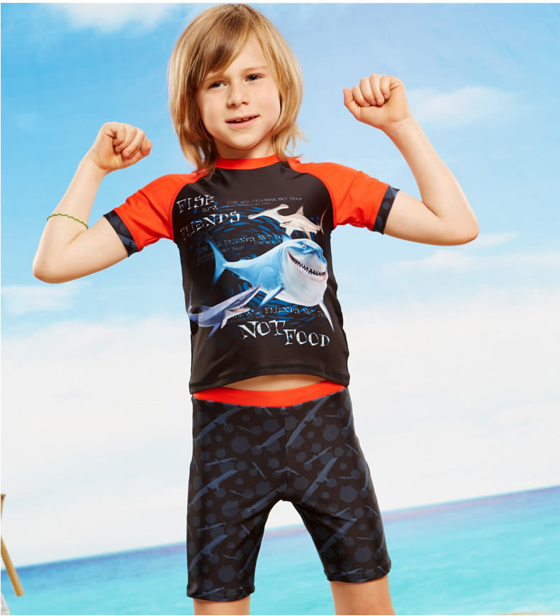 ZOKE trẻ em của đồ bơi trai dính liền boxer thân cậu bé lớn boy ấm kem chống nắng bé đồ bơi phù hợp với ao boi tre em