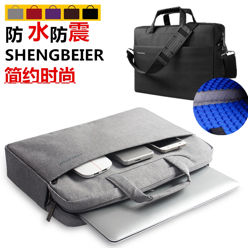 Thunder God Five Generations New 911 Notebook 16 6 Inch 16 Single Shoulder Shockproof Hand Bag Thickened Male Business Pro Computer Bag