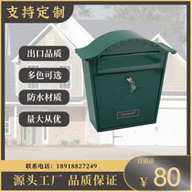 American Inform Box Box Mailbox Fields Garden Crafts Wall-mounted Iron Sheet Opinions Box Mailboxes Home Decoration Walls