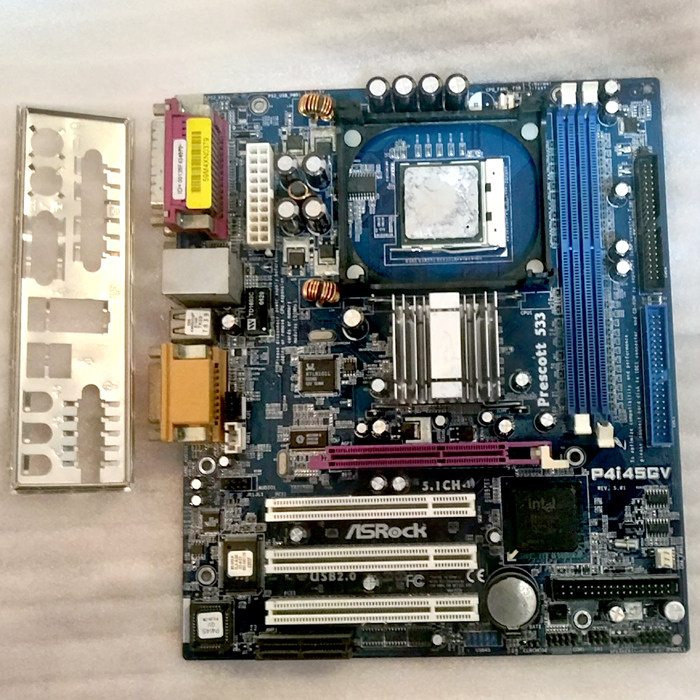 845 fully integrated motherboard set display VGA with AGP bad compatible 4X 8X graphics card support industrial control wire cutting cash register