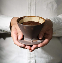 Pottery Workshop Aurli|Old rock mud flow 360 filter cup (fire)