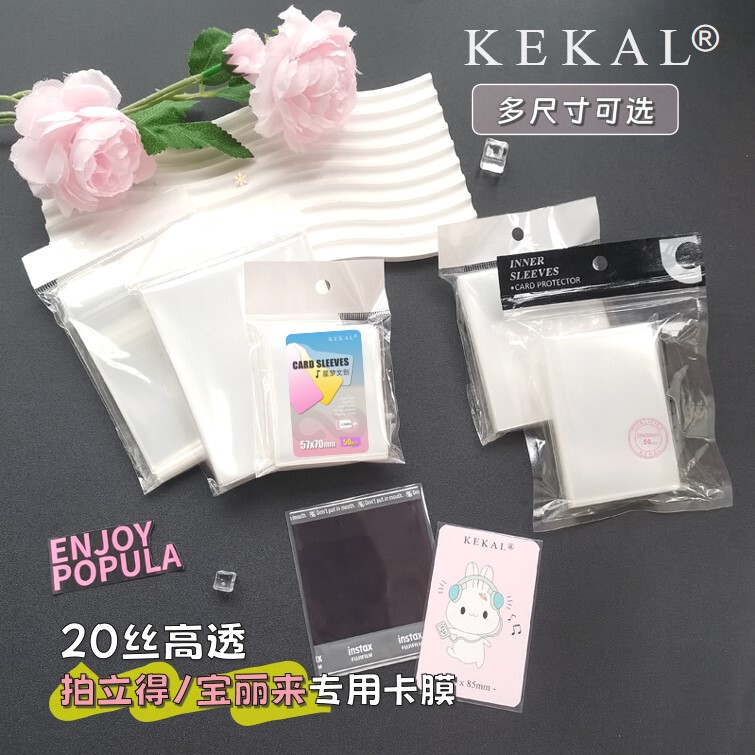 Instant Camera Film/20 Silk High-Transparency Mini Square Wide-Format Polaroid Go Photo Paper Storage Bag