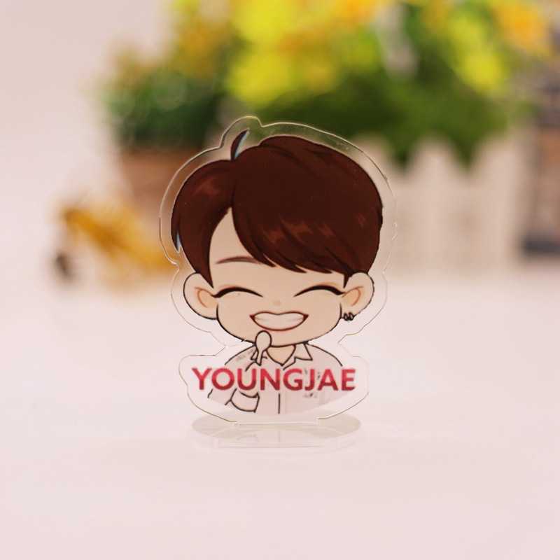 Got7周边王嘉尔段宜恩林在范q版卡通人形亚克力立牌鸟宝宝应援