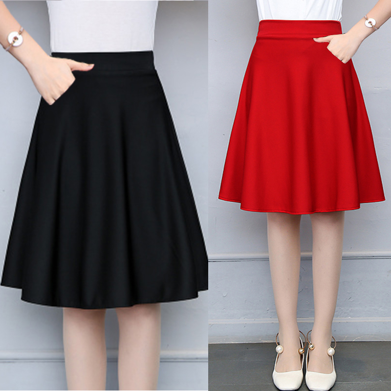 Sailor dance skirt Square dance short skirt Female dance skirt Dance skirt Medium and long version of the performance suit spring and summer skirt