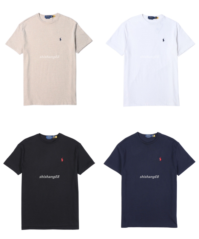 In-Stock Polo Ralph Lauren Heavy Thick Style Loose Short-Sleeve T-Shirt with Pony Logo