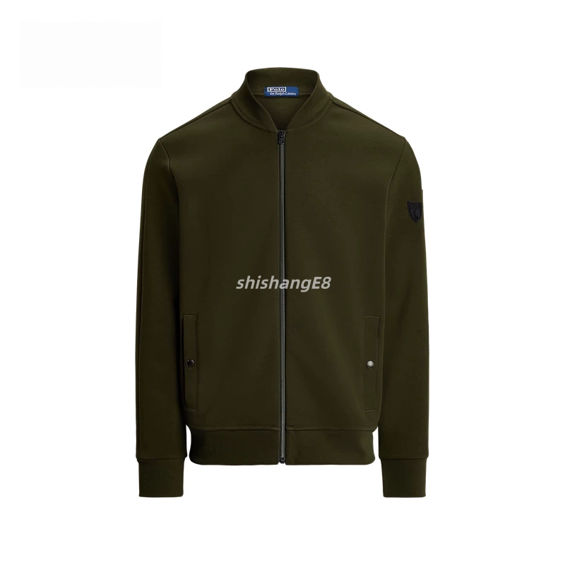 In-Stock Polo Ralph Lauren Green Double-Sided Knit Classic Bomber Jacket In-Stock Polo Ralph Lauren Green Double-Sided Knit Classic Bomber Jacket