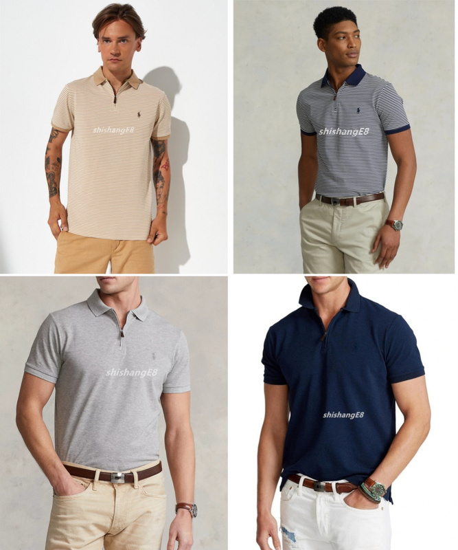 In-Stock Polo Ralph Lauren Mercerized Cotton Mesh Zipper Short-Sleeve Polo Shirt In-Stock Polo Ralph Lauren Mercerized Cotton Mesh Zipper Short-Sleeve Polo Shirt