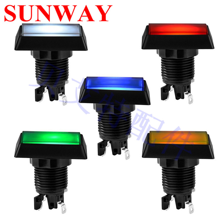 50 * 33 large game console with lamp button switch outlet Rectangular Hypotenuse Key Game Accessories-Taobao