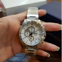 Seiko Mens Watch Chronograph Silver Stainless Steel Business Casual Watch SSB317P1