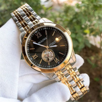 Bulova Mens Mechanical Watch Bulova Skeleton Automatic Mechanical Vintage Roman Numeral Watch