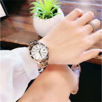  Citizen Citizen Fashion Simple sub-dial Rose gold Eco-kinetic Womens Watch FE6143-56A