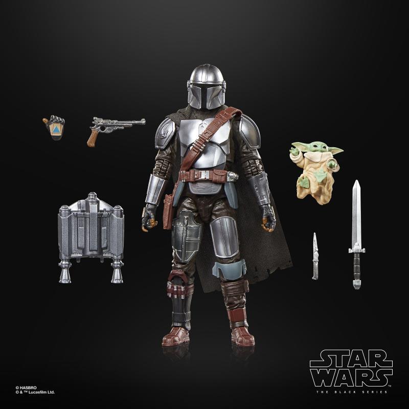 [in Stock] Hasbro Star Wars Deluxe Edition the Mandalorian and Grogu Action Figure