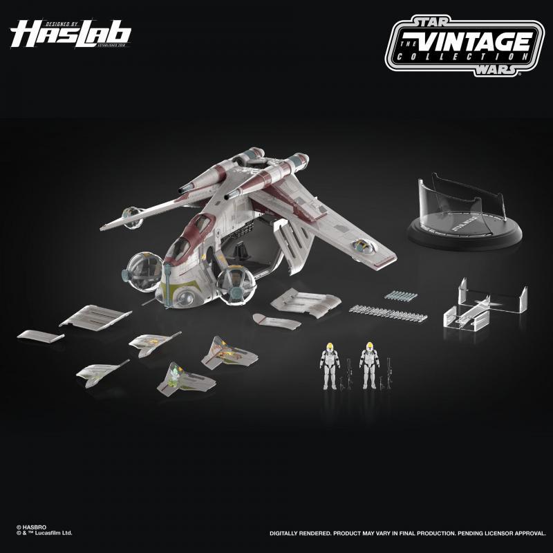 [in Stock] Hasbro Star Wars Movie 1/18 Galactic Republic Infantry Low Altitude Assault Transport