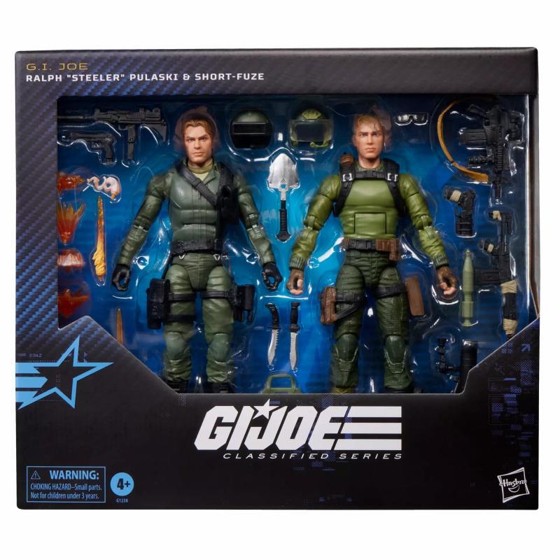 [in Stock] Hasbro Special Forces G.I Joe Sittler and Short Circuit Action Figure