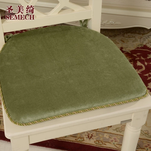 Shengmeiqi High -End Европейский стиль обеденный кресло подушка для подушки чехла American Four Seasons Universal китайские твердые деревянные стулья