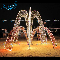 Meimei Chen outdoor large iron fountain LED lighting modeling lamp carving Square shopping mall street lighting lighting