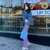 Демисезонная джинсовая короткая куртка, флисовый пуховик, облегающий крой