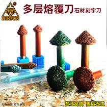 Stone Lettering Knife Tombstone Lettering Knife 45 Degrees Conical Knife Engraving Machine Tool Cladding Numerical Control Engraving Knives