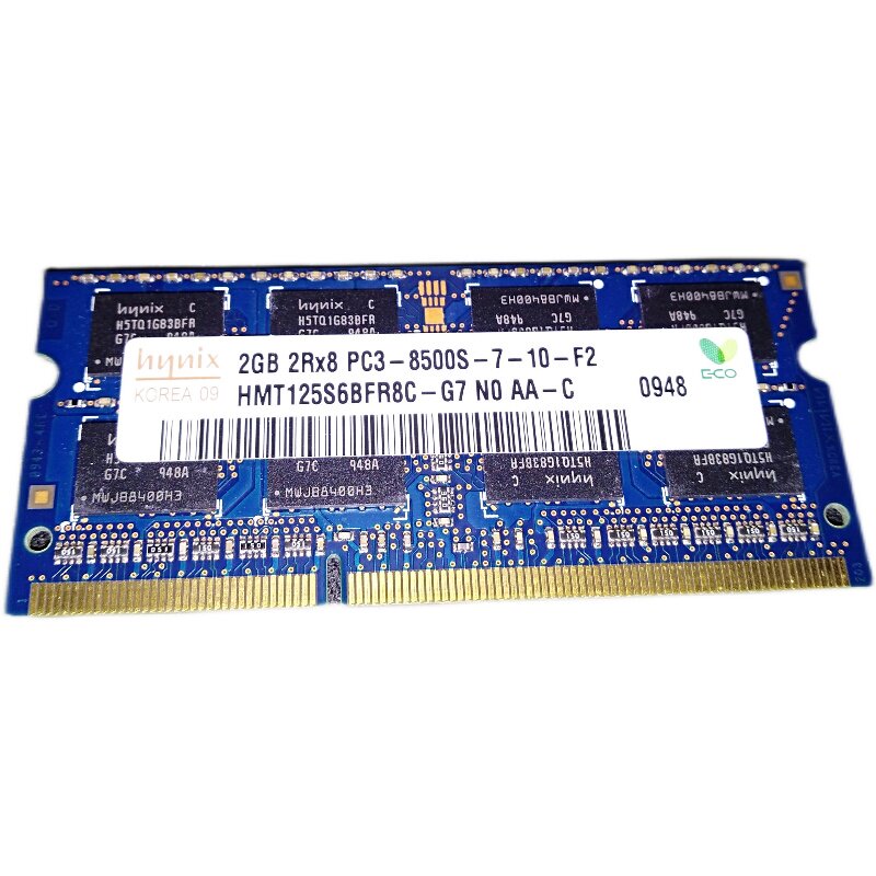 现代2GB 2RX8 PC3-8500S 1066 DDR3笔记本内存条HMT125S6BFR8C-G7评价