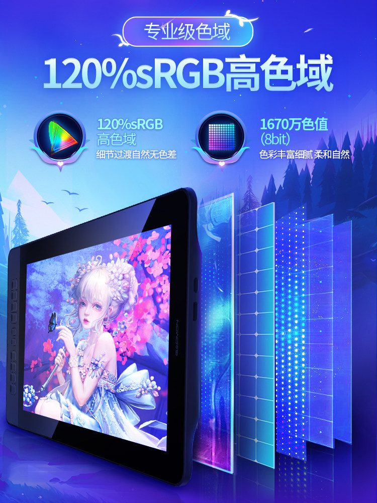 Gaoman Gm156Hd Digital Screen Drawing Tablet Drawing Screen Painting Handwriting Screen Lcd Digital Tablet Computer Drawing Tablet