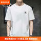 MLB短袖男装NY小标新款女装T恤运动服圆领休闲白色半袖3ATSB0153