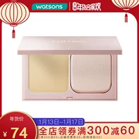 [Watsons] Watsons Collagen Moisturising Velvet Dual-Use Powder Nhiều màu bột Unisex tùy chọn phấn nén eglips