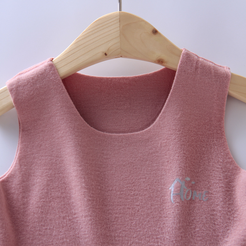 Sốt de nhung kho báu nam vest nhung hai mặt childrens vest hoàn toàn thoải mái với bé lỏng lẻo bé áo giáp cộng với nhung mùa đông.