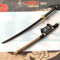 Tai knife wooden knife Juhe wooden knife with sheath Fan thirteen same style wooden knife Japanese samurai wooden blade drawing sword knife toy