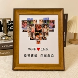 Фотография, фоторамка, настенный фотоальбом из натурального дерева, делается под заказ, 7 дюймов, 10 дюймов