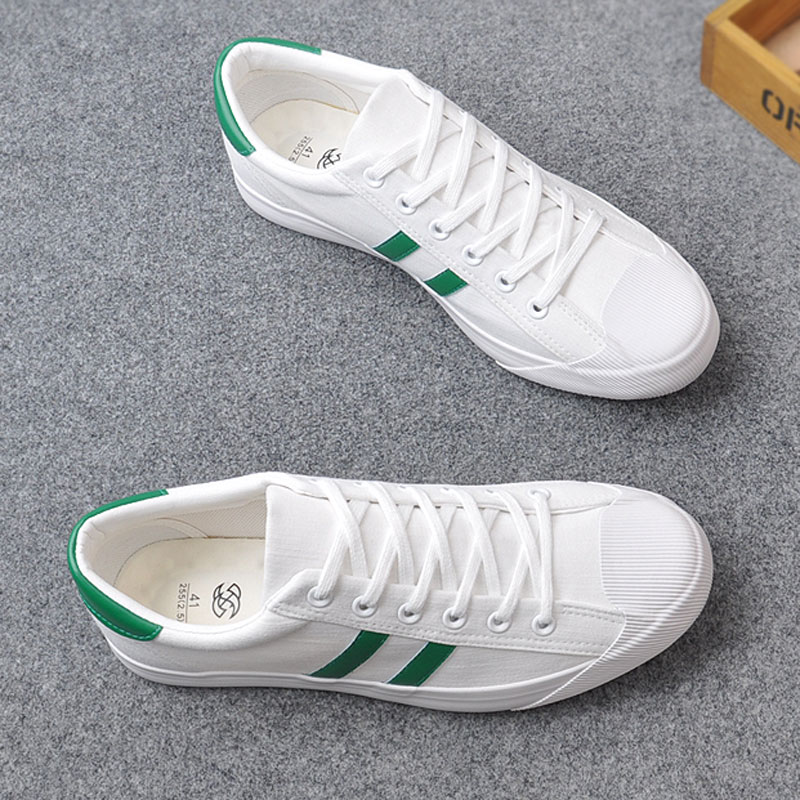 Canvas shoes men's shoes board shoes white shoes 2022 summer new Korean version spring all-match casual shoes breathable deodorant soft bottom