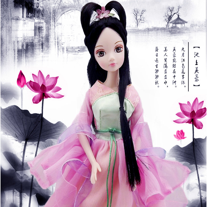 小洋娃娃公主古装芭比娃娃正品四季仙子七仙女孩玩具儿童礼物