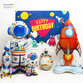 Wandering earth star astronaut themed balloon