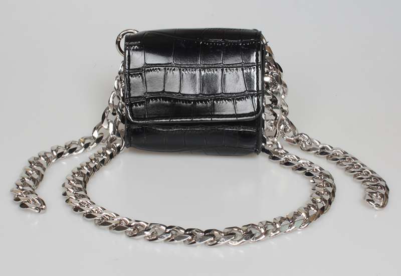 New Trendy Thin Chain Belt Twin Chest Bag Wholesale Nihaojewelry display picture 6