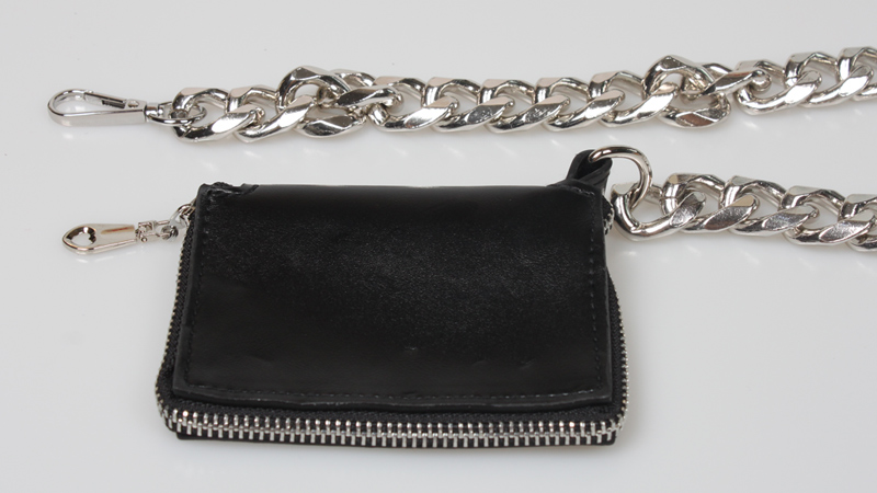 Thick Iron Chain Decorative Mini Pu Chest Bag Wholesale Nihaojewelry display picture 3