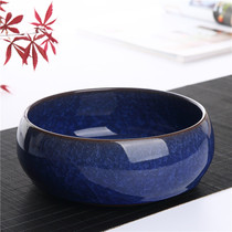 Ice Crack Tea Wash Ice Cracking Glaze Large Water Cup Washing Ceramic Tea Tea Washing Teapot Cover Bowl Tea Cup Tea Ceremony Accessories Special Post