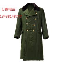 Chengdu Special Cotton Old Army Green Coat Cotton Thickened Cold Army Green Coat Long Cotton Coat