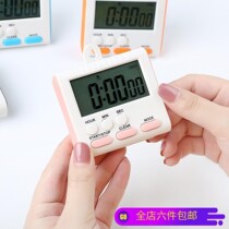 Hand account electronic stopwatch time management study