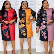 Africa dress women plus size clothes Two piece ladies dress