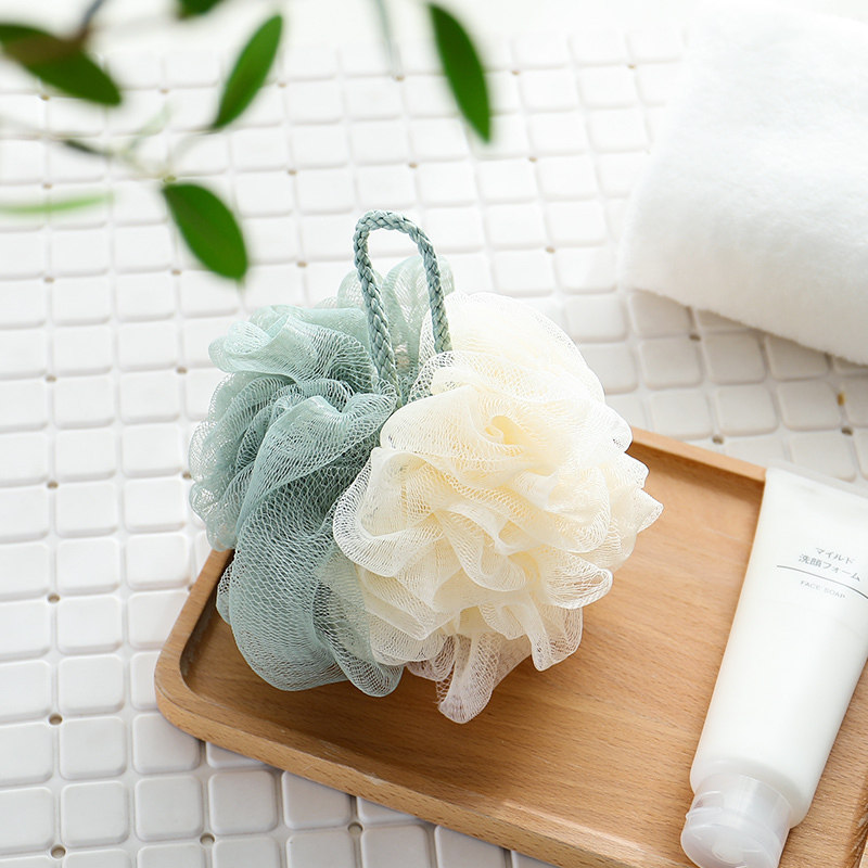 Large number bathing ball bathing ball bathing ball bath with cute rubbing and back foaming bath with bath-flower bath towels