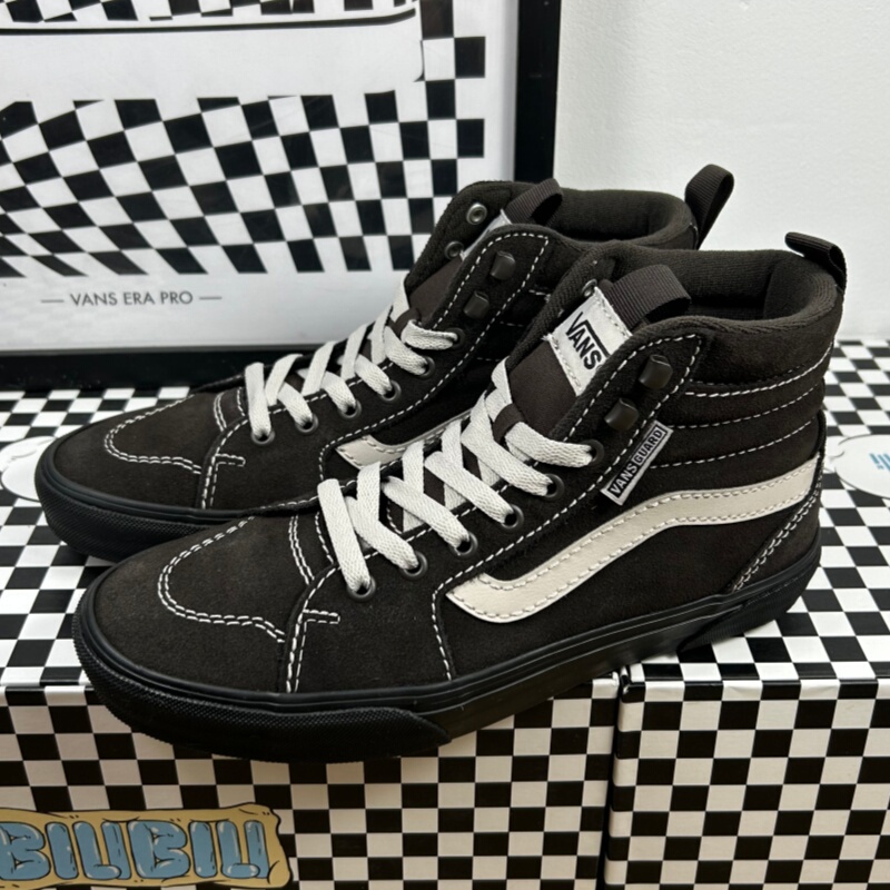 Vans Filmore Hi High-Top Mte Waterproof Black Sole Men's and Women's Casual Skateboard Shoes Vn000Czhcfb Vans Filmore Hi High-Top Mte Waterproof Black Sole Men's and Women's Casual Skateboard Shoes Vn000Czhcfb