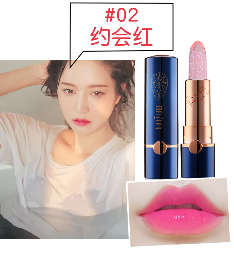 Có thể ăn son môi màu đỏ thạch giữ ẩm lâu bền không đánh dấu cốc không dính Hàn Quốc không thấm nước đổi màu cho bà bầu. bbia ver 8
