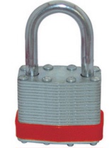 Short beam lasagna padlock ordinary type His561S standard 1 Lock 1 key laminated steel anti-rust