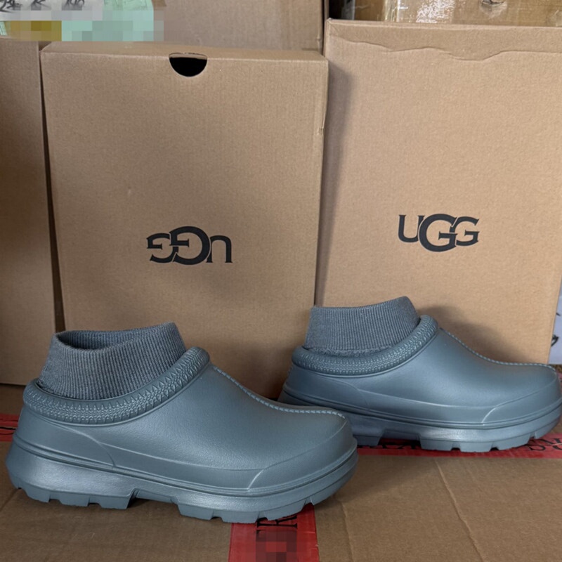 Ugg Women's Shoes, Genuine from the Store, Candy Fluorescent Color, Fashionable Casual Low-Cut Tasman Rain Boots 1125730