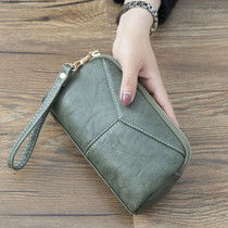 2021 new Japan and South Korea long womens bag simple all-match clutch simple change clutch mobile phone bag