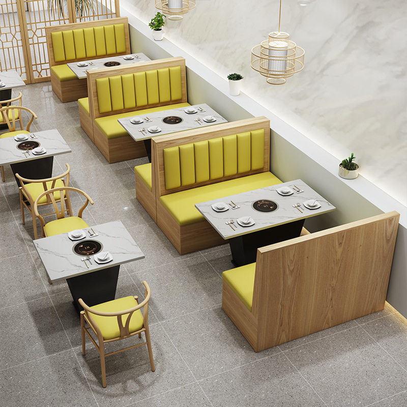 Barbecue, Catering, Hot Pot Restaurant, Slate Table and Chairs, Barbecue, Western Restaurant, Semicircle, Card Seat, Sofa, Net Red Hotel, Restaurant Combination