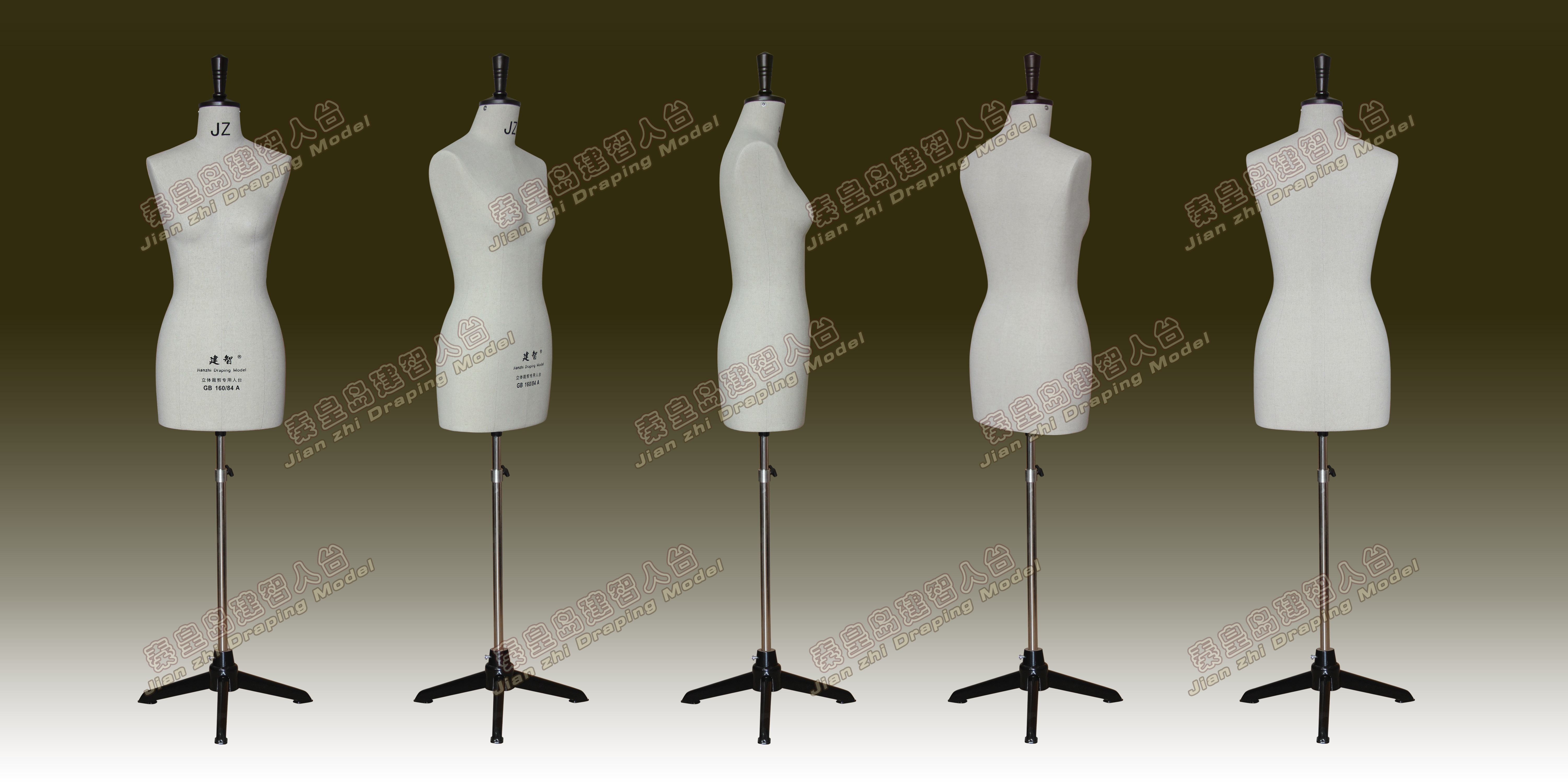 Manufacturer GB160 84A Jianzhi female upper body model national standard professional diagonal insertion needle vertical tailoring table