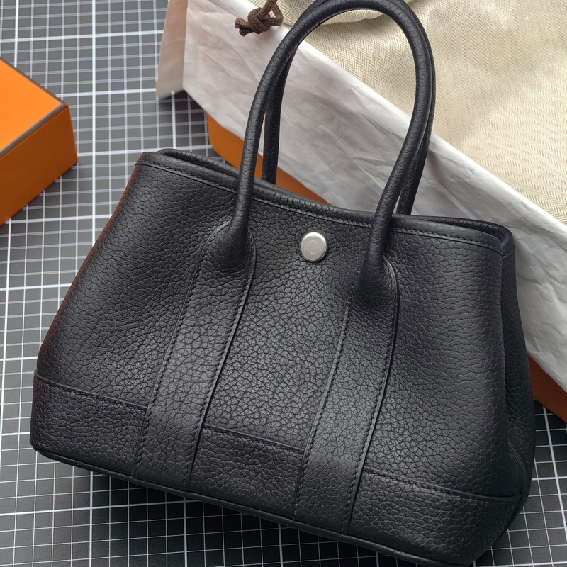 Fully Stitched Handmade Wax Thread Mini Garden Bag 23cm Handbag Negonda Leather Tote Bag