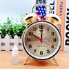 Upgraded Version of Old-Fashioned Wind-Up Mechanical Alarm Clock Chicken Rice Metal Movement Nostalgic Retro Large Ringtone Horseshoe Watch
