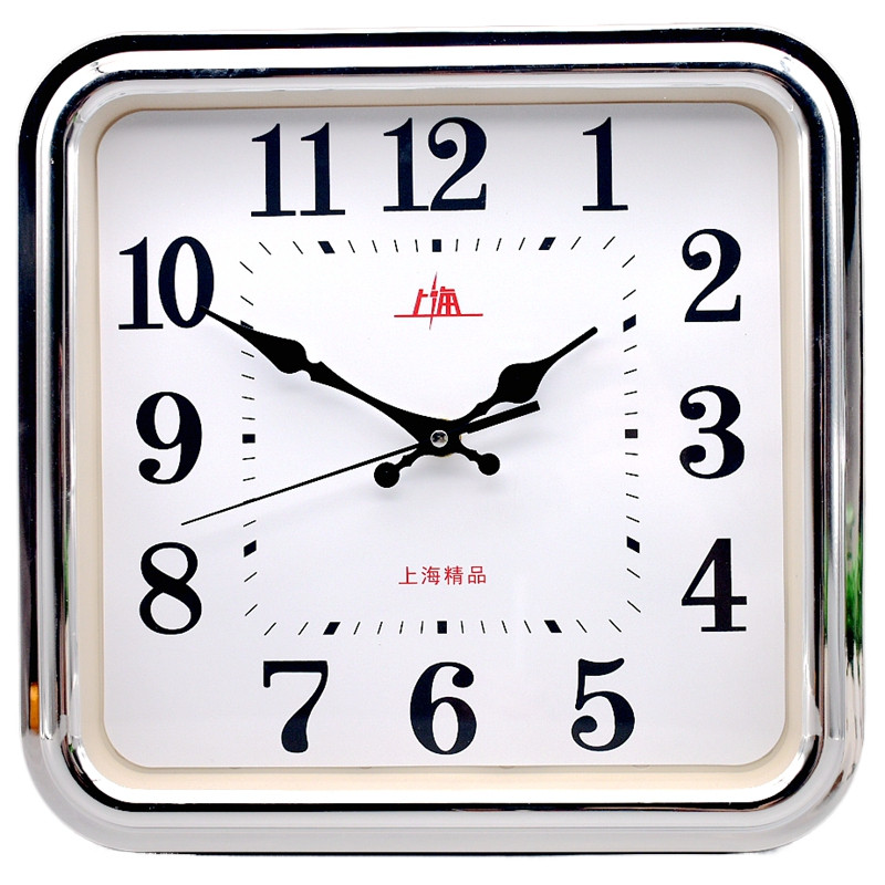 Shanghai Silent Clock 12inch Simple Wall Clock for Living Room and Bedroom, Household Wall Clock, Electronic Wall Clock, Quartz Clock