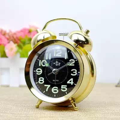 Large sound alarm clock luminous bedside silent students with alarm creative simple bedroom cute small alarm clock children